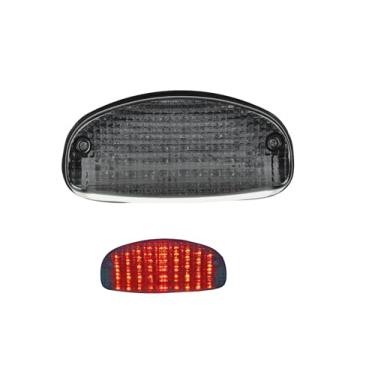 Imagem de Adequado para Honda2001-2011 SUZUKI GS500/GS500F/GS500H; OEM: 35710-01D30; freio de lâmpada traseira LED (moke, estilo 1: lanterna traseira LED + seta integrada)