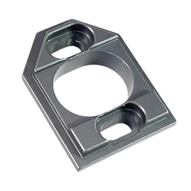 Imagem de Almencla Placa de montagem de motor de carro RC, liga de alumínio, suporte de base de motor de modificação resistente, peça de atualização para 14210 1/14 1/16, Cinza