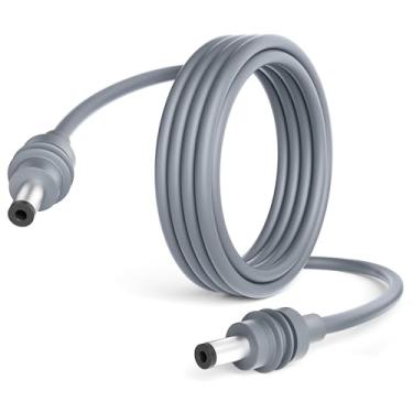 Imagem de Gunovy Cabo De Alimentação Starlink Mini Dc Para 6,6 Pés Com Adaptador Usb C Acessórios Substituição 5,5*2,1 Mm Ambientes Externos À Prova D'Água 18Awg Cinza 2 M