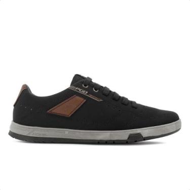 Imagem de Sapatênis Pegada Element Casual Masculino, Preto, Marrom, 39