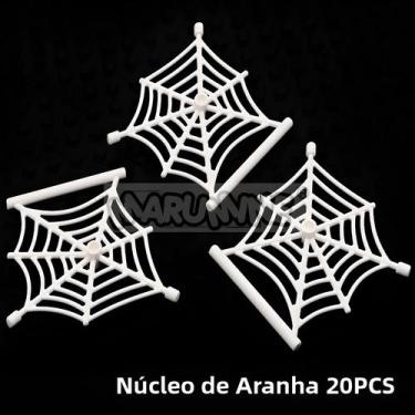 Imagem de Acessórios De Blocos MOC De Halloween: Abóbora, Morcego, Cobra, Luminá