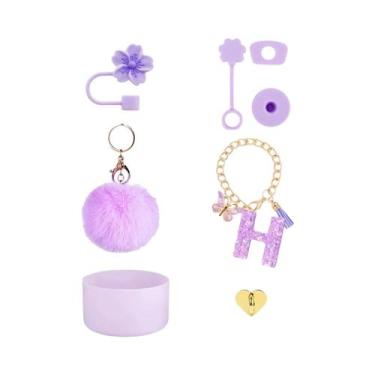 Imagem de Conjunto De Acessórios Para Copo Stanley Cup 8 Peças: Tampa De Silicon