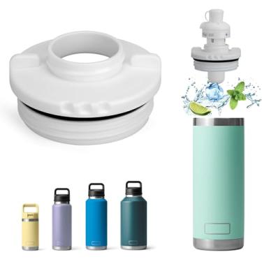 Imagem de YOUSHARES Adaptador Para Copo Compatível Com Garrafa Yeti Rambler, Adequado Cartucho De Sabor Cirkul, Acessórios Garrafas Água Qualidade Alimentar, Copos 12, 18, 26, 36, 46, 64 Oz