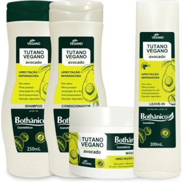 Imagem de Kit Tutano Vegano Avocado Shampoo + Condicionador + Máscara 250ml + Le