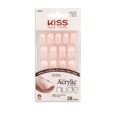Imagem de Unha Kiss Ny Acrylic French Media CaShampoomere