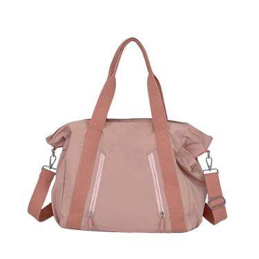 Imagem de Sursee Bolsas de ombro grandes para mulheres, bolsas de ombro transversais, bolsa esportiva de ginástica, rosa, Sacolas femininas de viagem