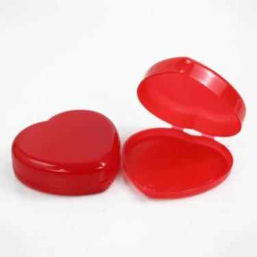 Imagem de Caixinha Acrílica 7cm Coração Vermelho Para Lembrancinhas Festas (50)