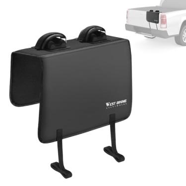 Imagem de Suporte de fixação de porta traseira para caminhonete, acessório de transporte, capa de porta traseira, suporte de bicicleta