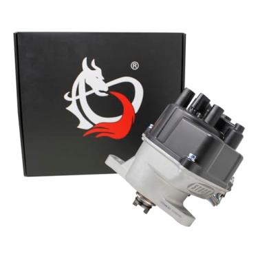 Imagem de AIP Electronics Distribuidor de ignição eletrônica completo série estoque resistente compatível com Honda Civic Del Sol 1.6L 1992-1995 VTEC TD-44U OBD1 OEM Fit DTD44-SS