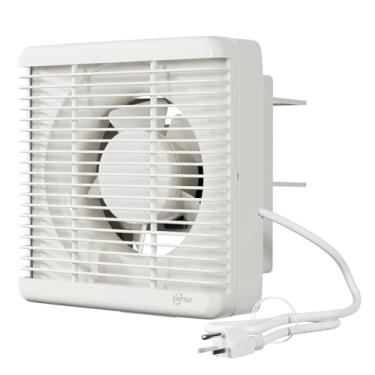 Imagem de EINTTAX Exaustor de janela com fluxo de ar reversível, 176CFM 25W montado na parede
