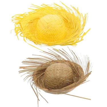 Imagem de Chapéu de praia 2 peças chapéus de palha beachcomber, chapéus de palha havaianos chapéus de praia de verão chapéus femininos/249