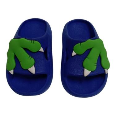 Imagem de Chinelo Nuvem Dino Pata Infantil Dinossauro Confortável (Royal, Normal, BR, Criança de 4 a 8 anos, Faixa Numérico, 25, 26)