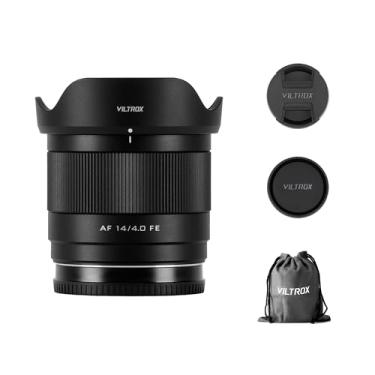Imagem de VILTROX Lente AF 14 mm F4.0 APS-C para Sony E-Mount, lente Prime de foco automático ultra grande angular para câmeras Sony E-Mount a9 a7RIV a7IV a7RIII a7SIII a7II a7C ZV-E10II ZV-E10 a6700
