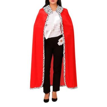 Imagem de Capa de Rainha Adulto Cosplay Fantasia Imperatriz Realeza Traje Manto 