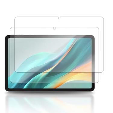Imagem de YAJOJO Pacote com 2 protetores de tela para tablet DOOGEE T36 de 12 polegadas, vidro temperado de dureza 9H para tablet DOOGEE T36 antiarranhões, sem bolhas, clareza HD