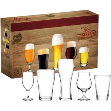 Imagem de Conjunto Copos Kit para Cervejas Especiais 5pcs - Nadir 08510201080137