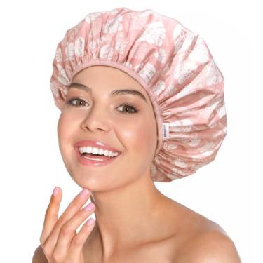 Imagem de Touca de banho Yanibest reutilizável impermeável para mulheres
