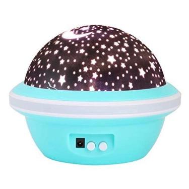 Imagem de Luminaria Luz Noturna Decorativa Globo Projetor 360 Led Quarto Infantil Ambiente Divertido Adulto