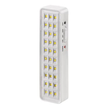 Imagem de Luminária De Emergência Branco Alto Brilho 30 Leds Portátil