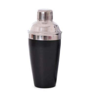 Imagem de Coqueteleira De Aço Inox Preto Fosco 500Ml