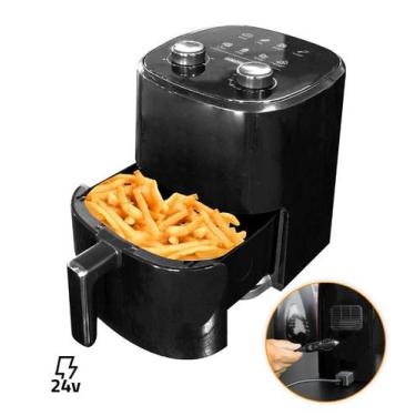 Imagem de Fritadeira Elétrica Air Fryer 4L 24v 250w Para caminhão - Climatizar