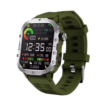 Imagem de Relógio Inteligente Militar Masculino À Prova D'Água Com GPS, Bluetoot