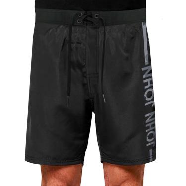 Imagem de Bermuda John John Masculina D'Agua Black Military Logo Preta-Masculino