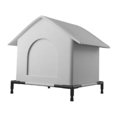 Imagem de Stgfyxgs Casa para Gatos Ao Ar Livre, Abrigo para Gatinhos, à Prova D'água, Quente, para Todas As Estações, à Prova de Chuva, Pés para Animais de Estimação, M