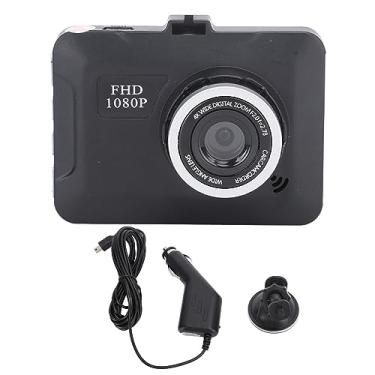 Imagem de Munefe Dash Cam, HD 1080p IPS Screen Night Vision Gravity Sensing, gravador de condução de carros de 32 GB para viagens ao ar livre (2,2 polegadas)