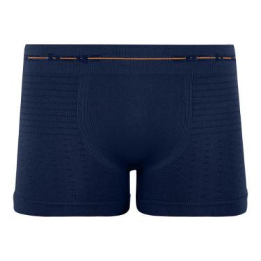 Imagem de Cueca Boxer Infantil sem Costura Navy Zee Rucci, M