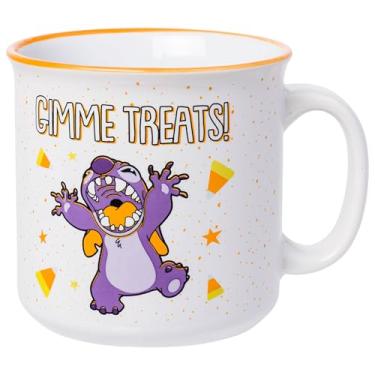 Imagem de Silver Buffalo Lilo and Stitch Gimmie Treats 590 ml Caneca de cerâmica para campista