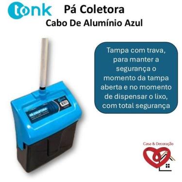 Imagem de  Pá Coletora com Cabo de Alumínio praticidade e segurança na limpeza  