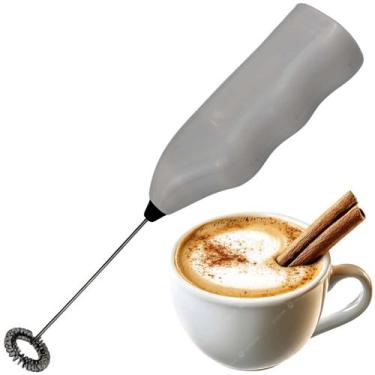 Imagem de Mixer Batedor Misturador Portátil Silencioso Bebidas Leite Café Clara 