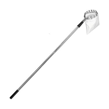 Imagem de Ioensy Ferramenta para colheita de frutas 157,5 polegadas Coletor de frutas Comprimento estendido Colheitadeira leve Haste de emenda de aço ajustável para