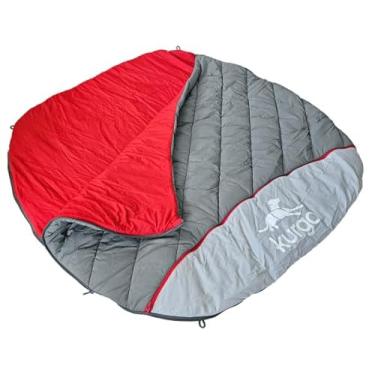 Imagem de Kurgo Saco Puffer Canyon, Cama para Cachorro de Viagem para Atividades ao Ar Livre, Saco de Dormir para Animais de Estimação para Camping e Caminhadas, Embalável com Saco de Coisas, Durável