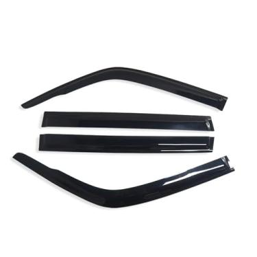 Imagem de GRJQRKHZ Defletor de janela lateral de carro para N&issan Patrol Safari 2005-2015 Weathershied viseira de porta vento sol proteção chuva janela lateral defletores de vento