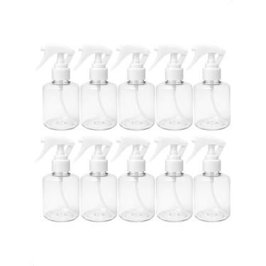 Imagem de Kit 20 Frasco Cilindrico Borrifador Mini Trigger Pulverizador com Válvula Multiuso 250ml