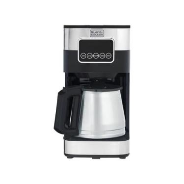 Imagem de Cafeteira Elétrica BlackDecker Gourmand Gris CM350G com Display Touch,