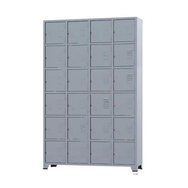 Imagem de Armário Roupeiro De Aço 24 Portas Para Vestiário, Academia, guarda vol