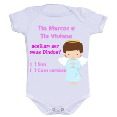 Imagem de Body Divertido - Convite Padrinhos F - KALUNDU KIDS, G
