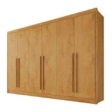Imagem de Guarda Roupas 6 Portas Alba Plus 100 MDF Mademarcs MadeMarques - Móvei