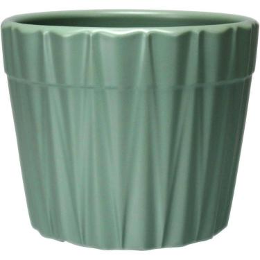 Imagem de Cachepô Vaso Planta Decorativo Home&co Cerâmica 10x12 Verde