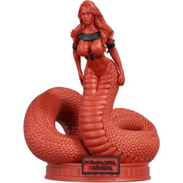 Imagem de Estátua Pombagira Cainana Imagem Umbanda Candomblé (Cor Sanguis Obscurus)