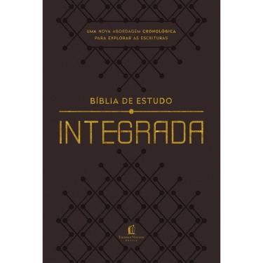 Imagem de Bíblia de Estudo Integrada, NVI, Couro Soft, Marrom