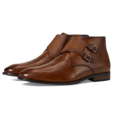 Imagem de Stacy Adams Bota masculina Kaius Double Monk Strap Fashion, Conhaque, 43