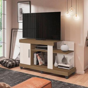 Imagem de Rack para Tv até 42 Polegadas 120cm com 1 Porta e 6 Pés Canadá - Móvei