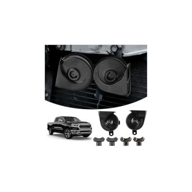 Imagem de Autorder Kit de buzina de carro para Hyundai Tucson 2005-2025 acessórios alto tom baixo caracol buzina alta à prova d'água à prova de ferrugem 12V substituição trompete de carro