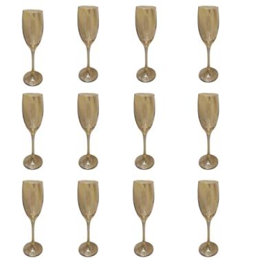 Imagem de Conjunto 12 Taças Âmbar Champanhe 190 ml Nadir