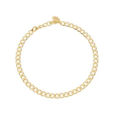 Imagem de Pulseira Elo Groumet Banhada A Ouro 18K - Mariah Store Semijoias