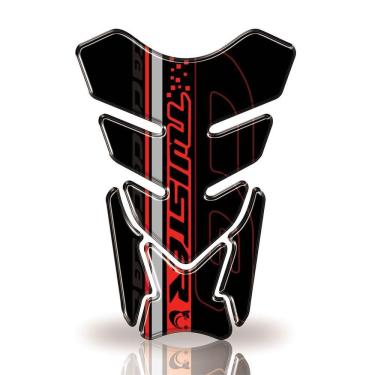 Imagem de Protetor De Tanque Twister Estilizado Serve Em Todos Os Anos Vermelho E Preto